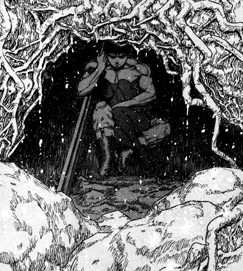 Berserk Golden Age Analiz; Guts ve Casca Mağara