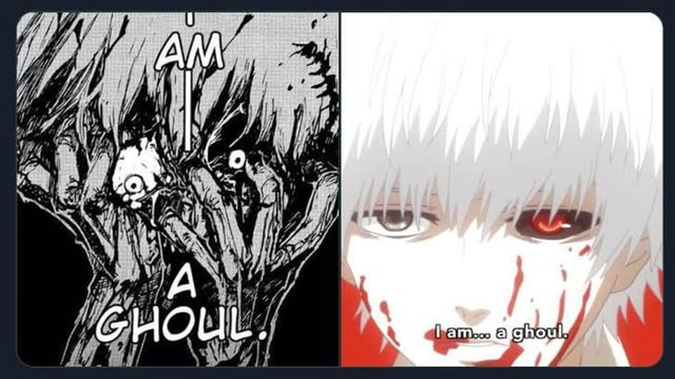 Tokyo Ghoul anime vs. manga